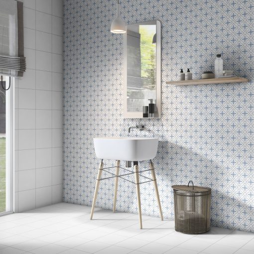 Calvera Antique Blue Matt Porcelain Tile