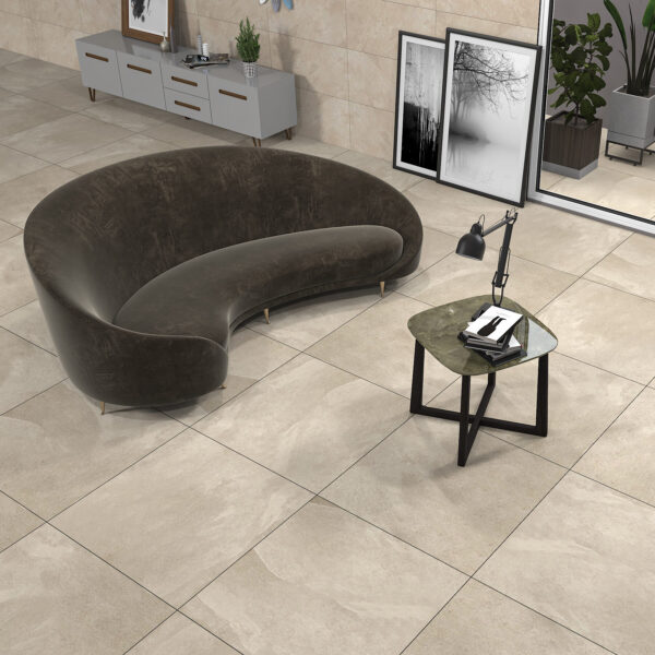 Alcade Beige Matt Porcelain Tile