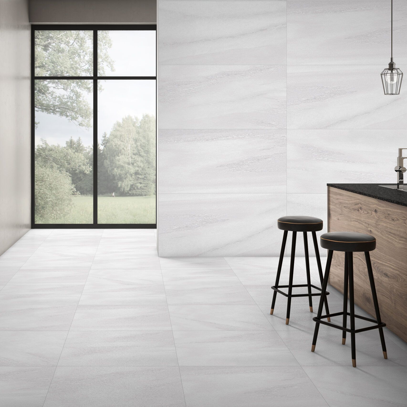 Dresano White Glazed Porcelain Tile - Image 2
