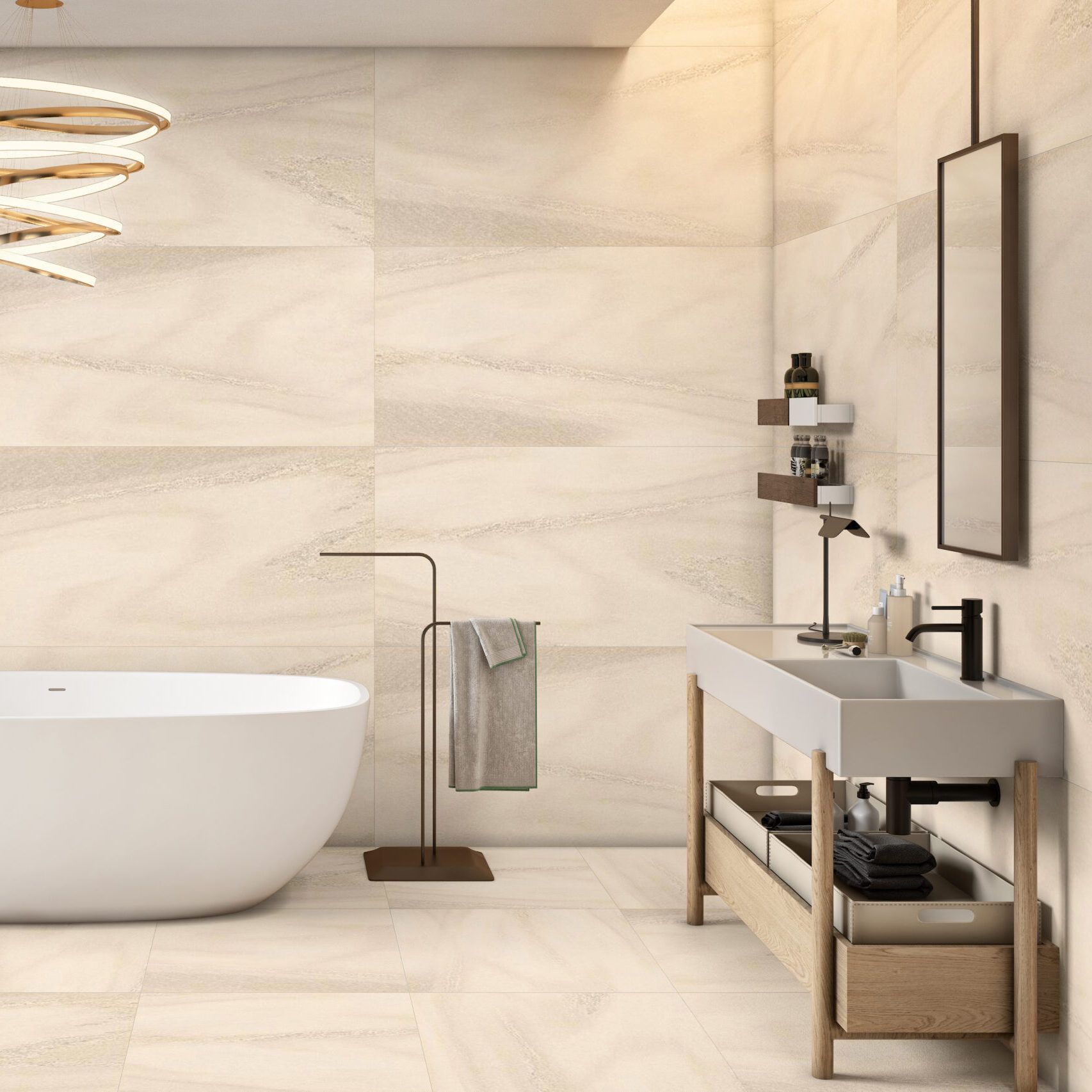 Dresano Crema Glazed Porcelain Tile