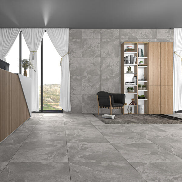 Alcade™ | Grey Matt Porcelain Tile