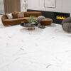 Alatri Carrara™ Gold Glazed Porcelain Tile