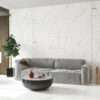 Alatri Carrara™ Gold Glazed Porcelain Tile