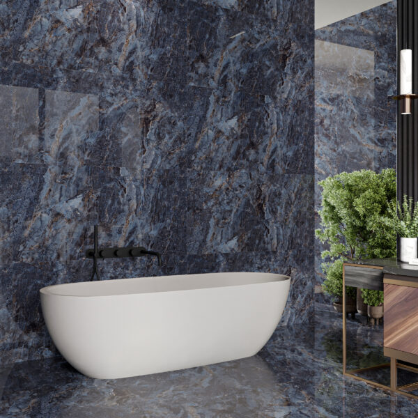 Cetara™ Blue Gloss Porcelain Tile