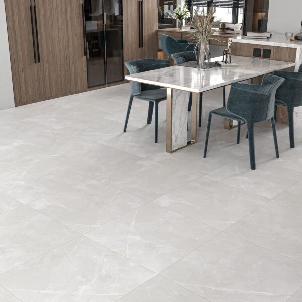 Diante Carving™ Grey Matt Porcelain Tile