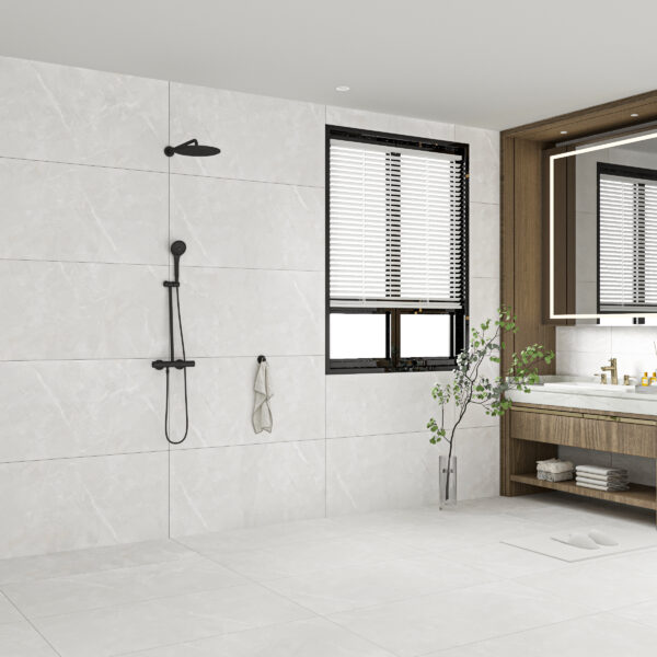 Diante Carving™ Grey Matt Porcelain Tile