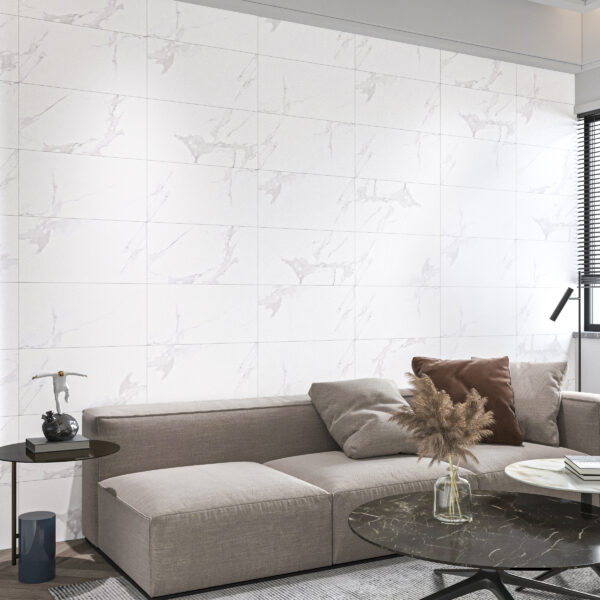 Siena Statuario™ White Matt Porcelain Tile