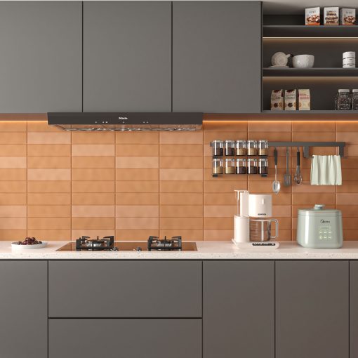 Oria Orange Gloss Ceramic Tile