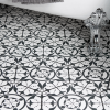 Carnaby Hexagon Black Satin Porcelain Tile