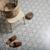 Carnaby Hexagon Grey Satin Porcelain Tile