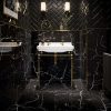 Genova Black Polished Marble Effect