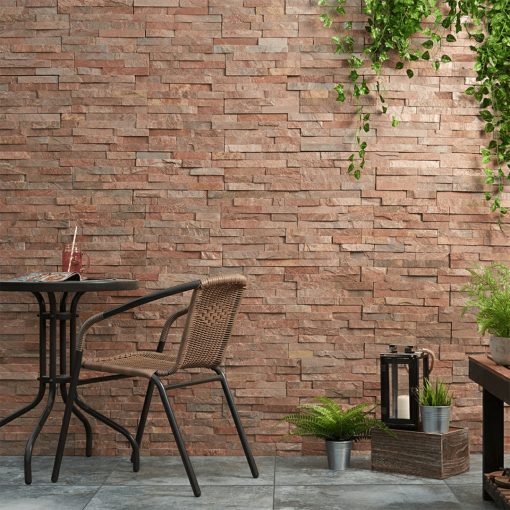 Ledgestone Copper Matt Slate Tile