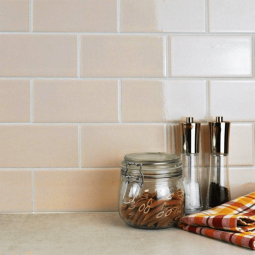 Velato Crackle Marfil Cream Metro Tiles