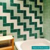 Velato Crackle Mignonette Green Metro Tiles