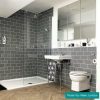Velato Grey Brillo Metro Tiles