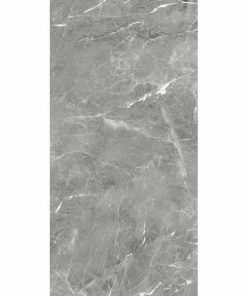 Grey Polished Marble Effect Tile