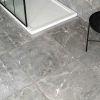 Grey Polished Marble Effect Tile