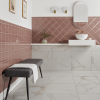 Powder Bevelled gloss Ceramic Tile