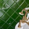 Green Bevelled Gloss Ceramic Tile