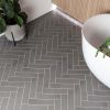 Detroit Dark Grey Matt Porcelain Tile