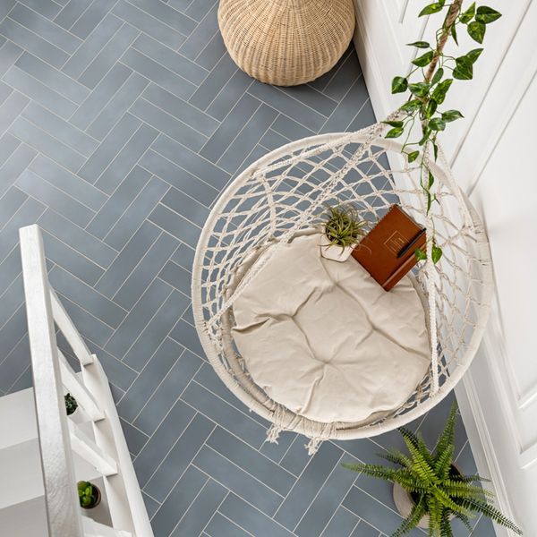 Detroit Blue Matt Porcelain Tile