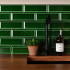Lusso Verde Green Metro Tiles