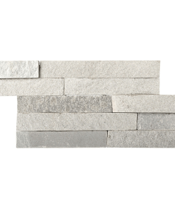ledgestone ice white split face tile
