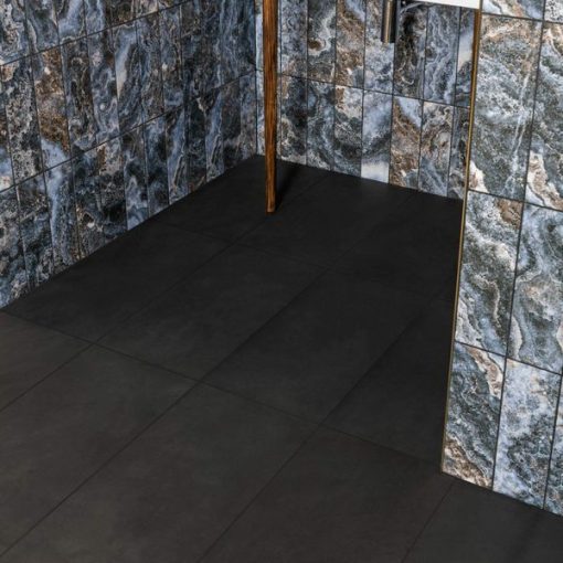 lounge matt black tiles