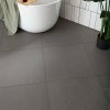 matt dark grey tiles