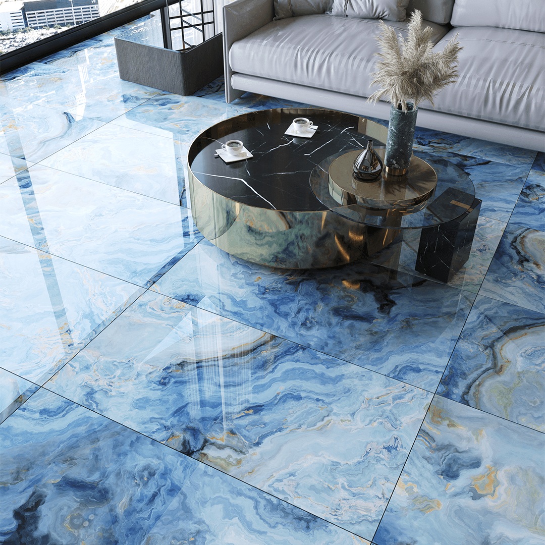 Sleek polished Indoor Porcelain Tiles