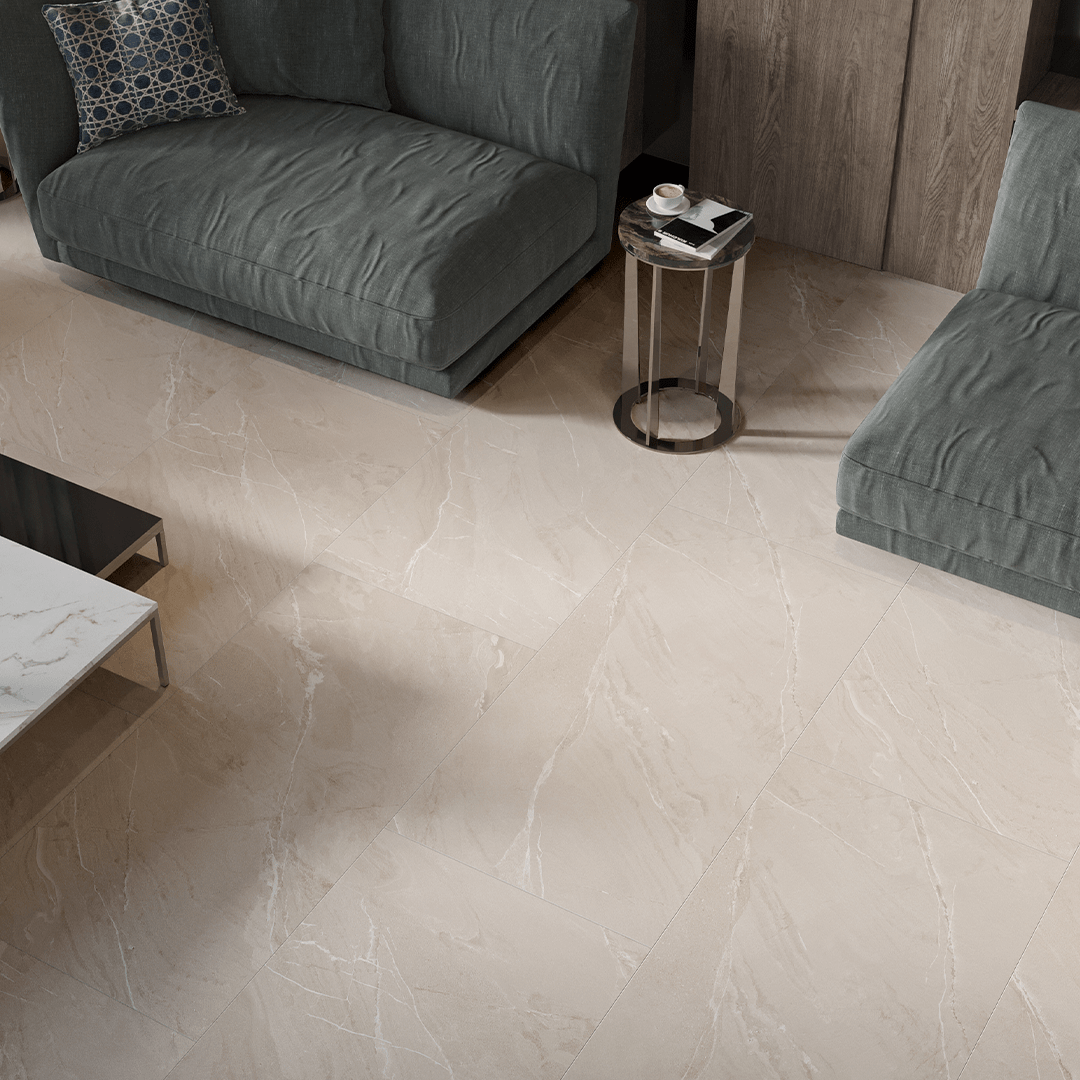 Concreto Semi-Lappato Indoor Porcelain Tiles