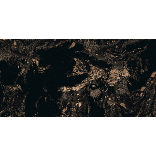 Magnificent Black Polished Indoor Porcelain Tiles